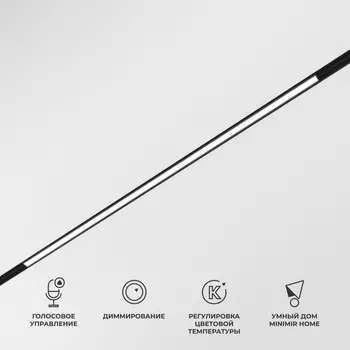 Светильник на шине Elektrostandard 85077/01 20W 2700-6500K Dim L02 (чёрный)