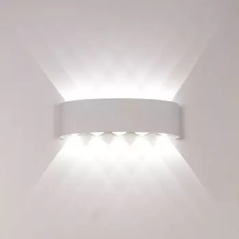 Светильник настенный AM Group AM307-10X1W WH4000K