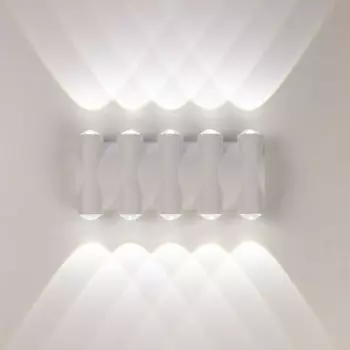 Светильник настенный AM Group AM359-10X1W WH 4000K