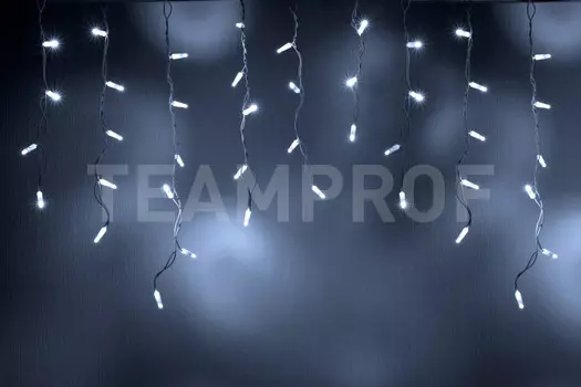 Светодиодная бахрома TEAMPROF TPF-i3*0.6F-CW/W