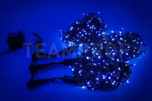 Светодиодная гирлянда TEAMPROF TPF-S3*20F-B/B
