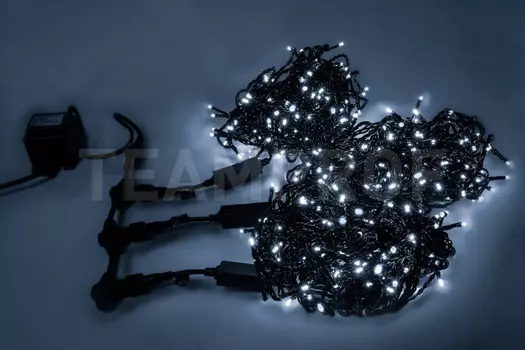 Светодиодная гирлянда TEAMPROF TPF-S3*20F-B/W