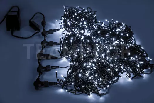 Светодиодная гирлянда TEAMPROF TPF-S5*20-B/W