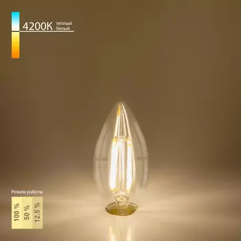 Светодиодная лампа Elektrostandard Dimmable 5W 4200K E14 (C35 прозрачный) (BLE1401)