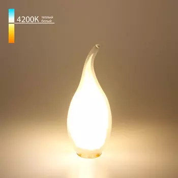 Светодиодная лампа Elektrostandard Свеча на ветру BLE1430 9W 4200K E14 (CW35 белый ма