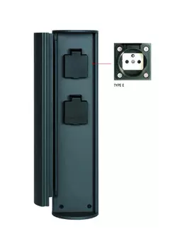 Уличный блок розеток LUCIDE 27849/02/29
