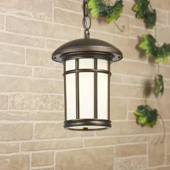 Подвесной уличный светильник Elektrostandard Lepus H кофейное золото (GL 1016H)