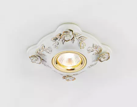 Встраиваемый светильник Ambrella Light D5504 W/GD