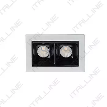 Встраиваемый светильник ITALLINE DL 3072 white/black