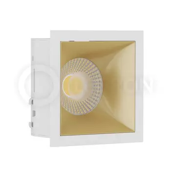 Встраиваемый светильник LeDron RISE KIT 1 White/Gold