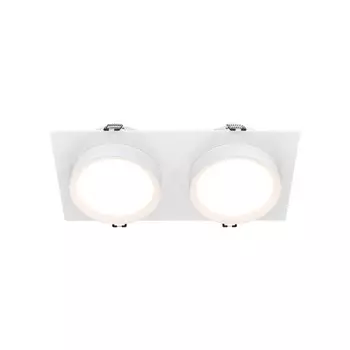 Встраиваемый светильник Maytoni Technical DL086-02-GX53-SQ-W