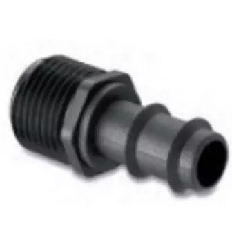 Адаптер для трубки с внешней резьбой 3/4 на 16 мм на 16 мм, 2 шт