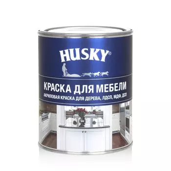 Акриловая краска для мебели HUSKY 0,9 л