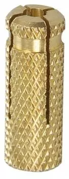 Анкер забивной, цанга) М6, латунь, 1шт