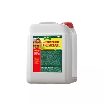 Антисептик-консервант Ультра трудновымываемый, защита древесины до 35 лет, 10 л