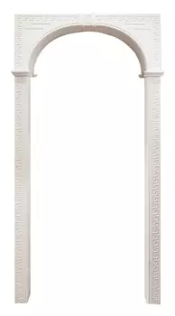 Арка "Эллада", ПВХ белый ясень 700*190*1800 со сводорасширителем