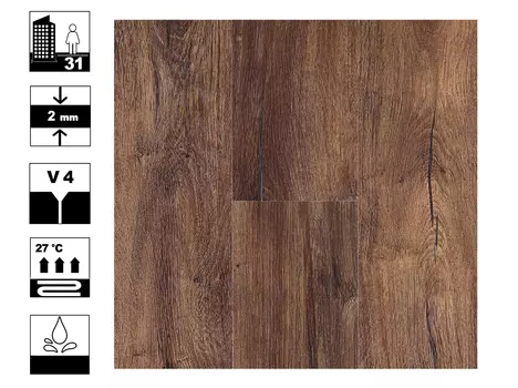 Арт-винил BerryAlloc Spirit Home 30 GD Canyon Brown плитка 1219,2x184,1 мм