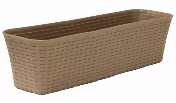 Балконный ящик РОТАНГ 600 бежевый