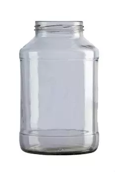 Банка из полубелого стекла типа 2-82-2000 (твист)