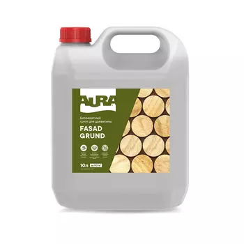 Биозащитный грунт для древесины "Aura Fasad Grund" 10л