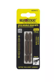 Бита CROWNMAN PH2/65mm , двухсторонняя , Арт. 0620012