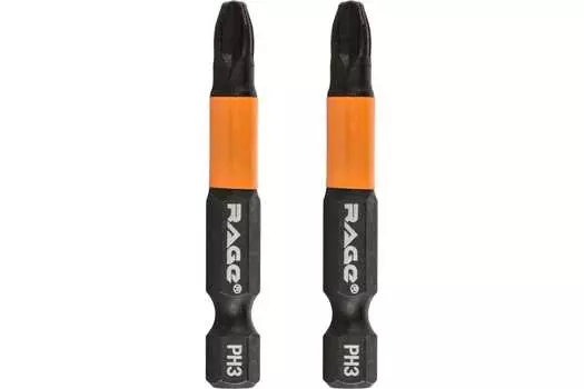 Биты магнитные Rage by Vira S2 PH3 x 50 мм, 2 шт