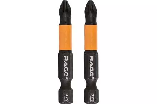 Биты магнитные Rage by Vira S2 PZ2 x 50 мм, 2 шт