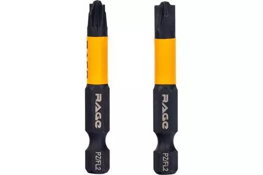 Биты магнитные Rage by ViraS2 PZ/FL2 x 50 мм, 2 шт