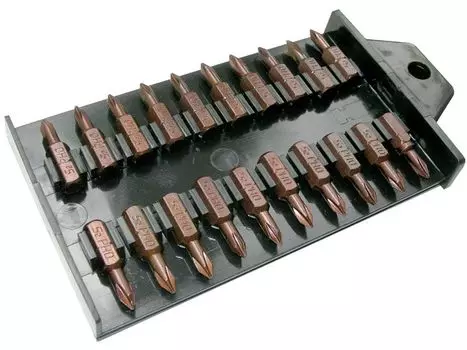 Биты односторонние 2х25 мм, сталь S2, PH, 20 шт