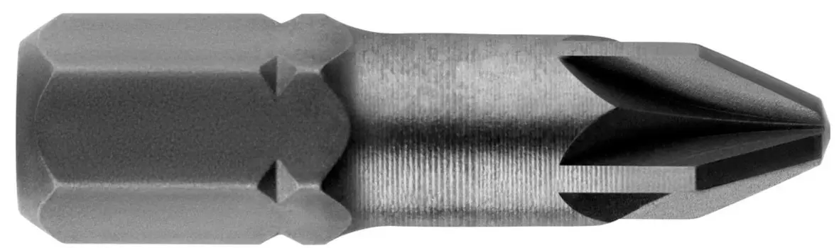 Биты Pozidriv PZ 2х25 мм Torsion, 3шт