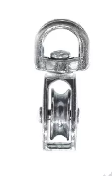 Блок для троса одинарный 20мм, металлический шкив