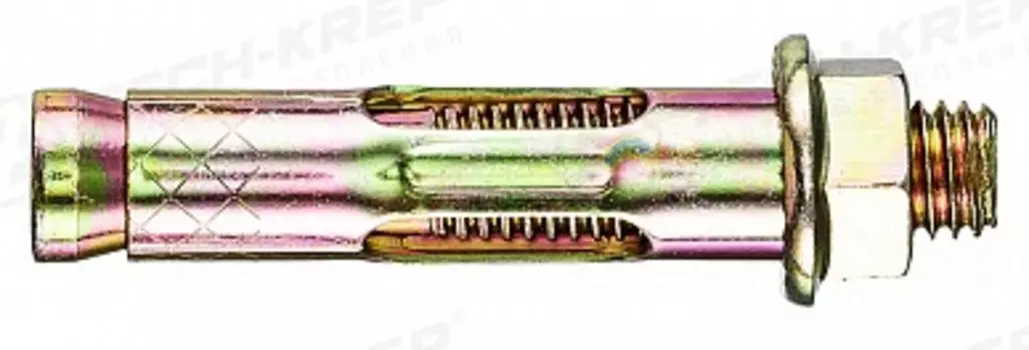Болт анкерный Tech-Krep 12х60 мм, с гайкой, 1 шт