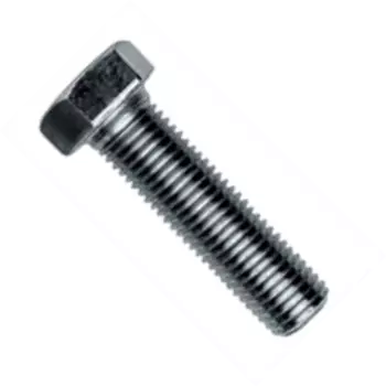 Болт М10х40 мм с полной резьбой DIN933, оцинкованный, 6 шт