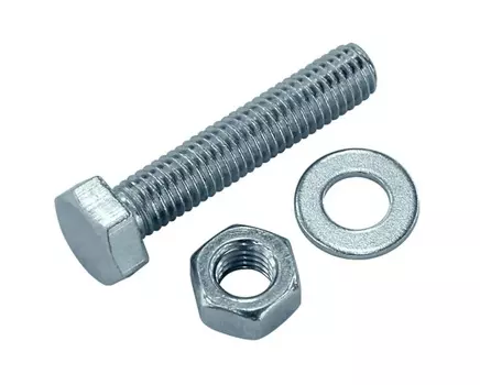 Болт с полной резьбой+гайка+шайба DIN 933 10х 40 (4)
