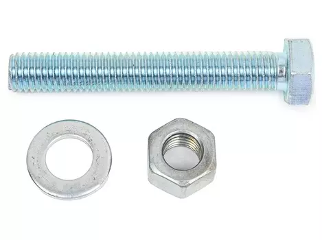 Болт с полной резьбой+гайка+шайба DIN 933 12х 80 (2)