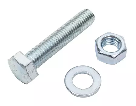 Болт с полной резьбой+гайка+шайба DIN 933 12х 60 (2)