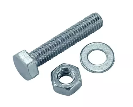 Болт с полной резьбой+гайка+шайба DIN 933 6х 25 (20)