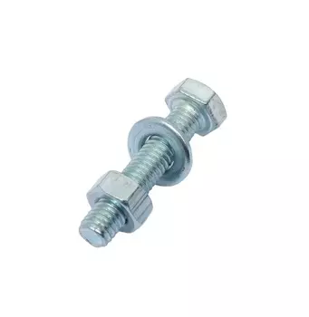 Болт с полной резьбой+гайка+шайба DIN 933 6х 30 (15)