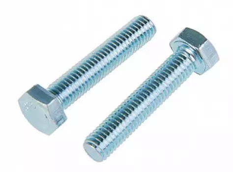 Болт Tech-Krep М6х60 мм DIN933 с шестигранной головкой оцинкованный, 30 шт