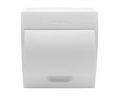 Бокс пластиковый ОП Easy9 навес. с бел. двер. 8мод IP40