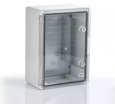 Бокс пластиковый ЩМП-0-4, прозр., крышка ABS, IP65, -45 до +75 С, навесной, (400x300x220) TDM