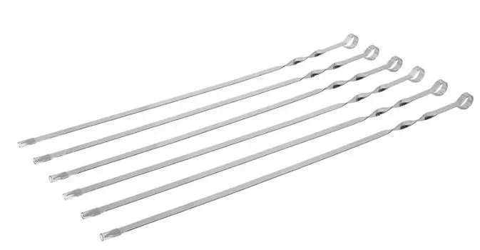 BOYSCOUT Набор плоских шампуров 60 см 6 шт в чехле / 12