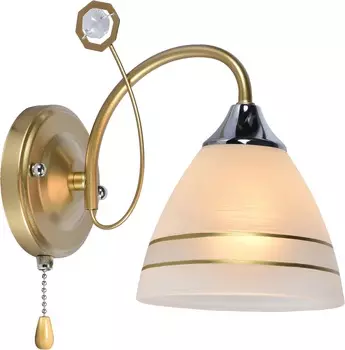 Бра Brilliant light золото/хром, 1хE27, 60 Вт