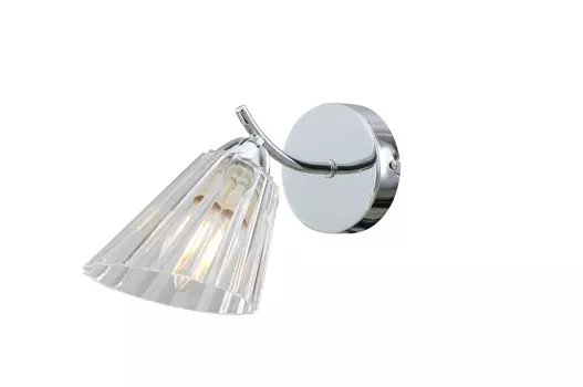 Бра Freya FR5423WL-01CH хром/прозрачный