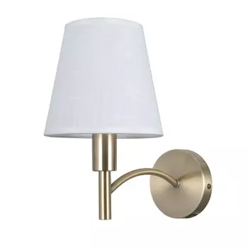 Бра Gerhort классическое G11096/1wAB WT цвет античная бронза,белый