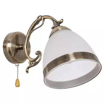 Бра классическое 30280/1wAB WT 1х40Вт Е27 античная бронза