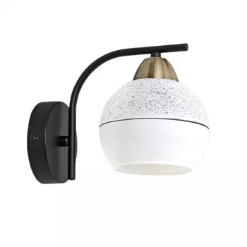 Бра настенное IMEX 1хЕ27, цвет черный, бронза