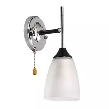 Бра настенное IMEX 1хЕ27, цвет черный, хром