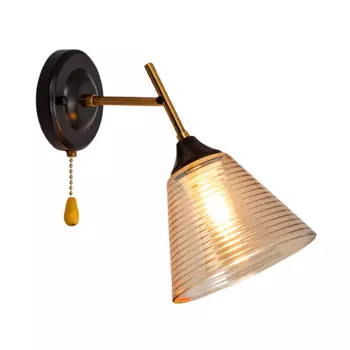 Бра настенное IMEX 1хЕ27, цвет медь, черный