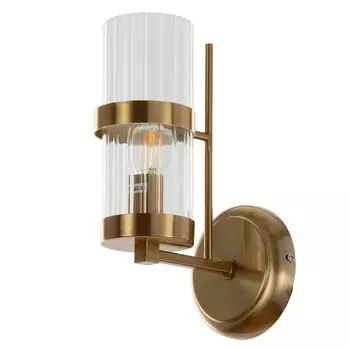 Бра РОСТОК 2834/1W AB 1х40W E14 d160 h240, XLD22 цвет бронза